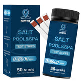 DIPSTIK Saltwater Pool Test Strips Kit front view