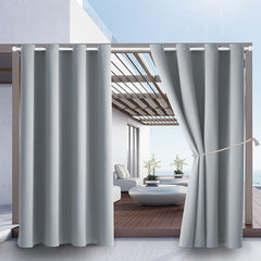 DIVA EN CAMINO DEC Outdoor Curtain Set of 2 Panels in Light Gray