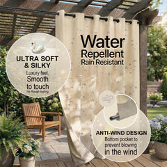 DIVA EN CAMINO DEC Outdoor Curtains grommet detail