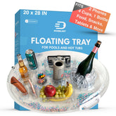 DIVEBLAST Floating Drink Holder 28in x 20in Glitter design front view