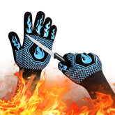 DKHDBD BBQ Gloves sky blue front view