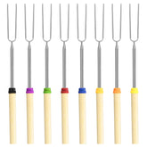 DkOvn marshmallow roasting sticks set with colourful handles