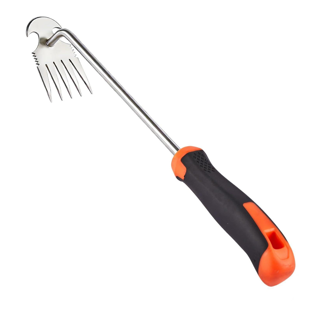 DMwespe Weed Puller Tool front view with rubber handle