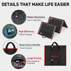 DOKIO solar panel kit storage bag