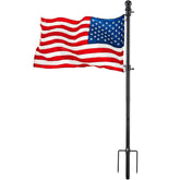 DonSail 8.5FT flag pole kit with 3x5FT American flag