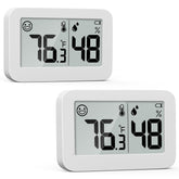 DOOMAY Mini Hygrometer Indoor Thermometer front view displaying temperature