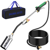 DORLOTI propane torch weed burner kit 33.9 inch front view