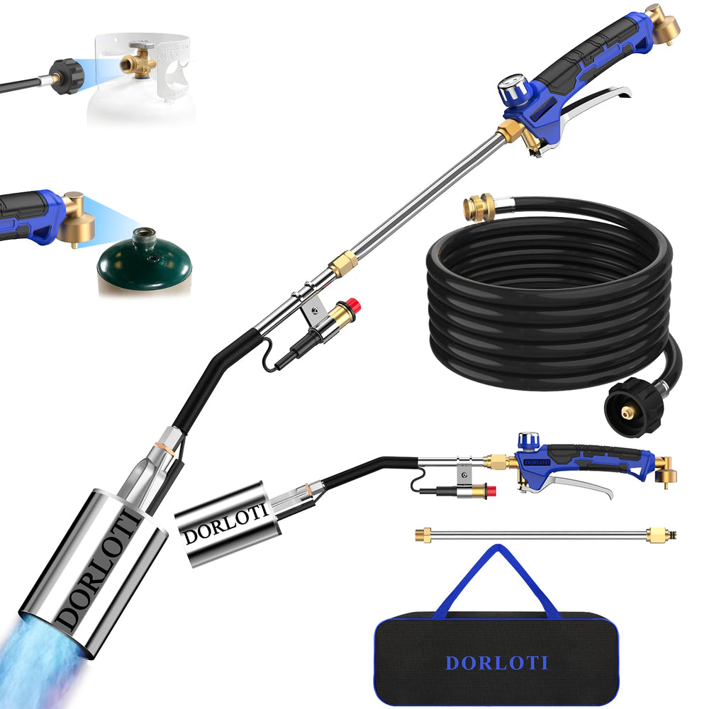 DORLOTI propane torch with storage bag and accessories