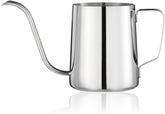 Doseno Small Watering Can front view, stainless steel color