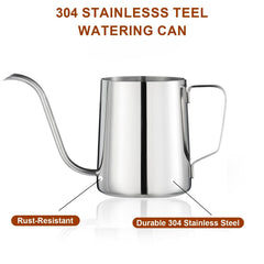 Doseno Small Watering Can side view with long spout