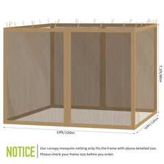 Double zipper doors of the FLAGLY Mosquito Netting