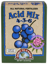 Down To Earth Organic Acid Mix Fertilizer 1 lb front view