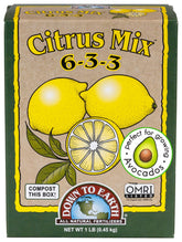 Down To Earth Organic Citrus Mix 1 lb front view packaging