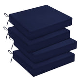 downluxe Outdoor Chair Cushions navy set of 4 front view