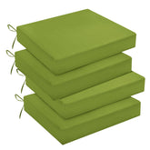 downluxe Outdoor Chair Cushions Set of 4 in Sage Green, front view