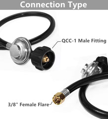 DOZYANT propane hose with swivel nut connection