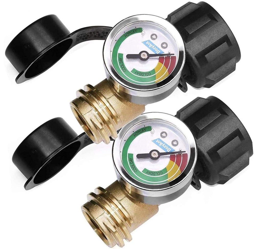 DOZYANT propane tank gauge level indicator front view