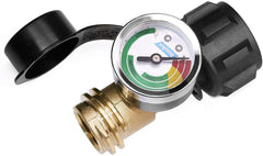 DOZYANT Propane Tank Gauge Level Indicator front view with color-coded dial
