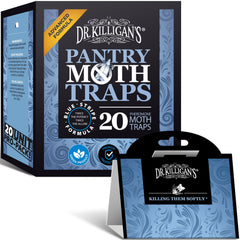 Dr. Killigan's Pantry Moth Traps pack of 20, blue design front view