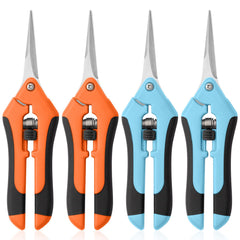 Drametic+ Garden Pruning Shears pack of 4, blue and orange models