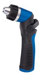 Dramm One Touch Twist Adjustable Spray Gun front view in blue