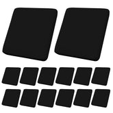 DREAHOTEXTIL 14PCS outdoor cushion covers in black, front view