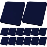 DREAHOTEXTIL 14PCS Outdoor Cushion Covers navy blue front view