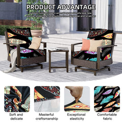 DREAHOTEXTIL cushion covers displayed on outdoor sofa, garden setting