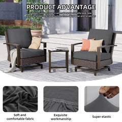 DREAHOTEXTIL grey cushion covers on sectional couch