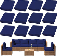 DREAHOTEXTIL lake blue outdoor cushion cover pack of 12