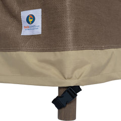 Duck Covers Elegant Waterproof Patio Sofa Cover with straps