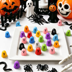 DULEFUN colourful mini ghosts displayed in a craft project