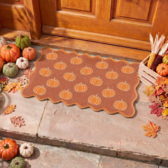 Dunzy Fall Doormat in outdoor setting