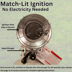 Dura Heat TT-15CSA Tank Top Heater in outdoor setting