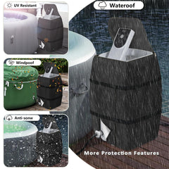 Durable Hadisi hot tub pump cover made from 600D oxford cloth
