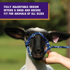 Durable soft braid ski rope material of halter