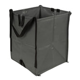 DURASACK Heavy Duty Home and Yard Bag, gray, front view