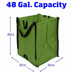 DURASACK Heavy Duty Yard Bag fully opened