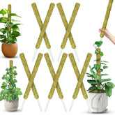Duspro 10Pcs 22'' Natural Stackable Moss Pole front view with green moss surface