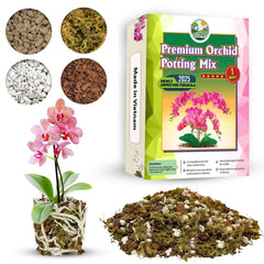Duspro 4in1 Orchid Potting Mix 1QT front view