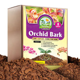 Duspro Orchid Bark 8 QT natural pine bark front view