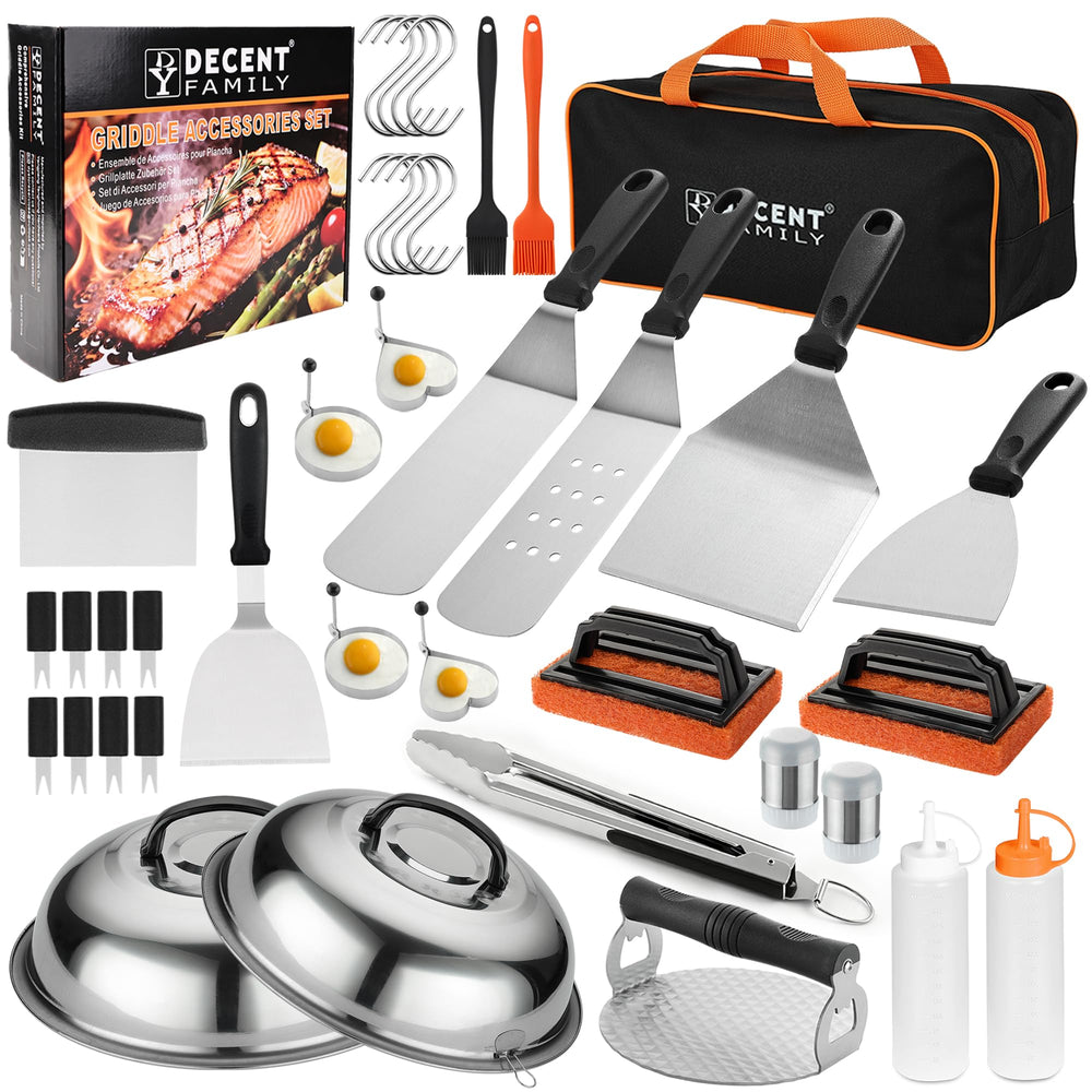 DY DECENT FAMILY 40PCS Griddle Accessories Kit packaging front view