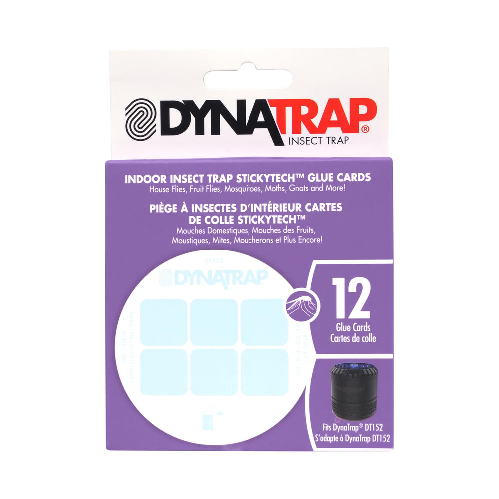 DynaTrap StickyTech Glue Cards pack of 12 front view