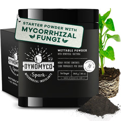 DYNOMYCO Spark Mycorrhizal Fungi 11oz Powder front view