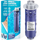 E-cowlboy replacement cartridge front view, blue, for Zodiac Duoclear