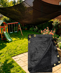 e.share 10FT x 16FT black shade cloth front view