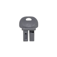 E-Z Klean Rat Bait Station Replacement Key in grey, plastic material