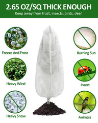 EAONE Plant Covers 47x71 inches displayed on multiple plants