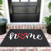 EARTHALL Doormat front view, black, 36"x24" size