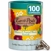 EarthPods Hibiscus Fertilizer 100 capsules front view